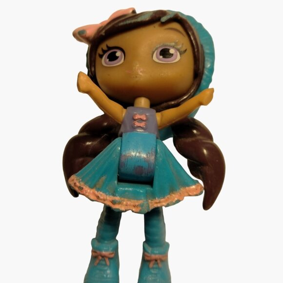Nickelodeon Little Charmers Lavender Mini Doll Figure Di stressed Shabby toy - Picture 1 of 8
